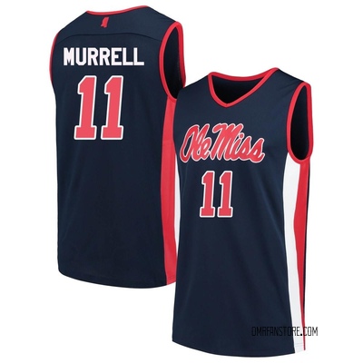 Men's Matthew Murrell Ole Miss Rebels Replica Basketball Jersey - Navy