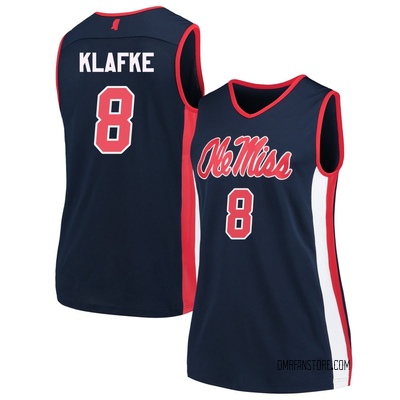 Women's Eduardo Klafke Ole Miss Rebels Replica Basketball Jersey - Navy