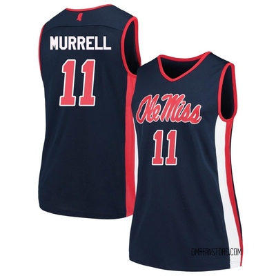 Women's Matthew Murrell Ole Miss Rebels Replica Basketball Jersey - Navy
